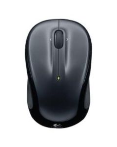 Logitech M325 Mouse - Optical - Wireless - Radio Frequency - 2.40 GHz - Dark Silver - USB - Tilt Wheel - 2 Button(s) - Symmetrical