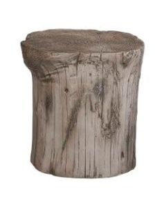 Powell Hala Stump Stool, Gray