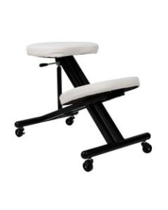 Mind Reader Ergonomic Kneeling Cushioned Chair, White
