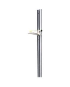 Health o Meter Wall-Mounted Height Rod - 55.5in Length - 1/16 Graduations - Imperial, Metric Measuring System - 1 Each