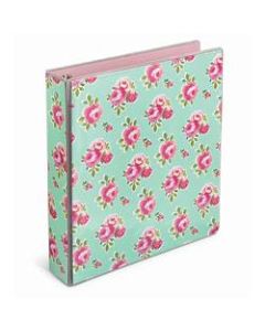 Office Depot Brand Fashion 3-Ring Binder, 1in Round Rings, Vintage Floral
