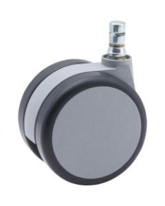 Master Mfg. Co Gemini Heavy-Duty Chair Mat Casters - 3in Dia., 7/16in Dia. x 7/8in Long Noiseless Stem, 220 lbs./Caster, 5/Set