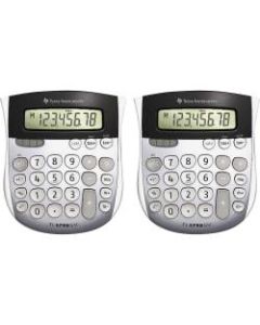 Texas Instruments TI-1795SV SuperView Calculator - 8 Digits - LCD - Battery/Solar Powered - 1in x 4.3in x 5.1in - Gray - 2 /