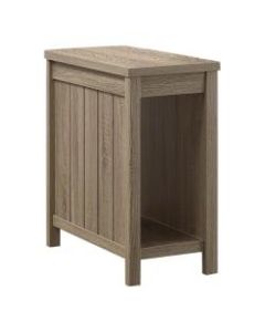 Monarch Specialties Liam Accent Table, 24inH x 11-1/2inW x 23-1/4inD, Dark Taupe