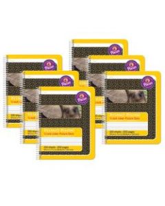 Pacon Primary Composition Books, 9-3/4in x 7-1/2in, Primary Ruled, 100 Sheets, Yellow, Pack Of 6 Books