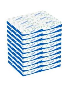 Surpass 2-Ply Facial Tissues, Flat Box, FSC Certified, White, 125 Tissues Per Box, Case Of 60 Boxes