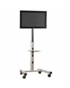 Chief PFC-US Universal Flat-Panel Display Mobile Cart, 80.6inH x 31.1inW x 32inD, Silver