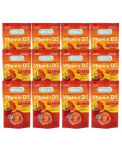RESTORZ HealthRight Vitamin D3 Gummies, 14 Gummies Per Pack, Case Of 12 Packs