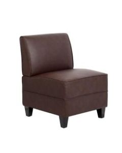 Boss Office Products Sectional Seating Sofa, No Arms, Bomber Brown/Mocha