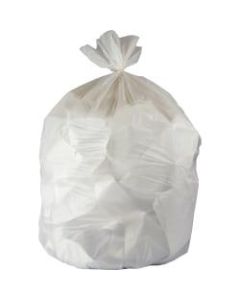 Heritage Low-Density Extra Heavy Duty Trash Can Liners, 0.75-mil, 30 Gallons, 36in x 30in, White, Case Of 200 Liners