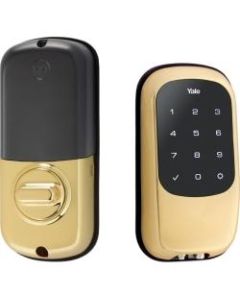 Yale YRD120 Touchscreen Deadbolt T1L Standalone - Polished Brass