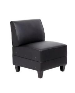 Boss Office Products Sectional Seating Sofa, Chair Takes L or R Arms, Black