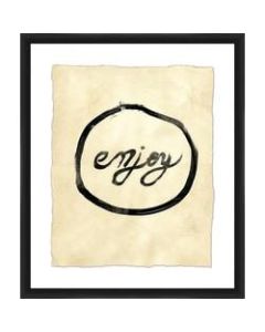 PTM Images Framed Wall Art, Enjoy, 25 1/2inH x 21 1/2inW