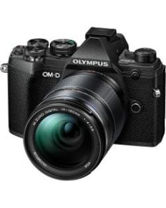 Olympus OM-D E-M5 Mark III 20.4 Megapixel Mirrorless Camera with Lens - 14 mm - 150 mm - Black - Autofocus - 3in Touchscreen LCD - 10.7x Optical Zoom - Optical (IS) - 5184 x 3888 Image - 4096 x 2160 Video - HD Movie Mode - Wireless LAN