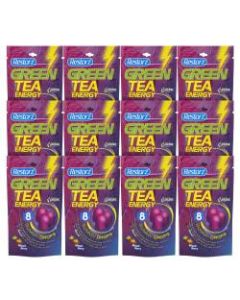 RESTORZ Green Tea Energy Gummies, 8 Gummies Per Pack, Case Of 12 Packs
