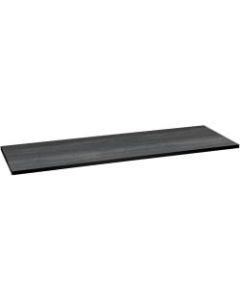 HON 72inW Huddle Rectangular Table Top, Gray