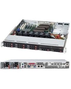Supermicro SuperChassis 113TQ-R500CB System Cabinet - Rack-mountable - Black - 1U - 9 x Bay - 3 x Fan(s) Installed - 2 x 500 W - EATX Motherboard Supported - 5 x Fan(s) Supported - 1 x External 5.25in Bay - 8 x External 2.5in Bay - 1x Slot(s)