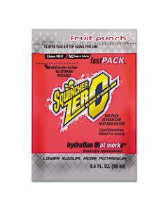 Sqwincher Fast Pack Electrolyte Replenishment Concentrate, Fruit Punch Lite, 0.6 Oz, Case of 200