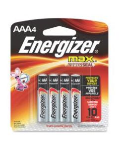 Energizer Max Alkaline AAA Batteries - For Multipurpose - AAA - 96 / Carton