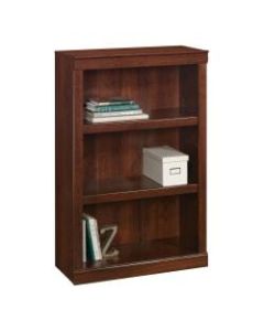 Realspace 45inH 3-Shelf Bookcase, Mulled Cherry