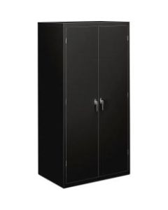 HON Brigade Storage Cabinet, Fully Assembled, 72in H x 36in W x 18 1/4inD, Black