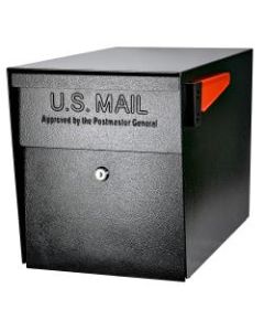 Mail Boss Curbside Locking Mailbox, 13 3/4in x 11 1/4in x 21in, Black