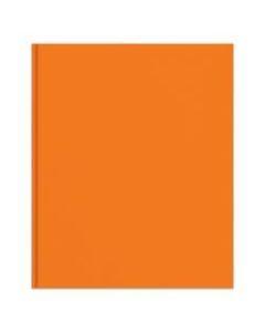 Office Depot Brand 2-Pocket Paper Folder with Prongs, Letter Size, Orange