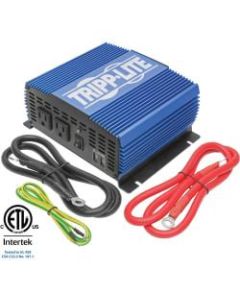 Tripp Lite 1500W Compact Power Inverter Mobile Portable 2 Outlet 2 USB Port - Input Voltage: 12 V DC - Output Voltage: 115 V AC, 120 V AC, 5 V DC