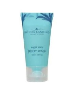 Koloa Landing Custom Sugar Cane Scent Body Wash, 2 Oz, Pack Of 144 Tubes