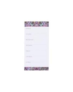 Nicole Miller Magnetic Notepad, 4in x 8in, Aurora, 80 Pages