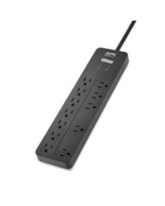 APC Home Office SurgeArrest 12-Outlet Surge Protector, 6ft Cord, Black, PH12