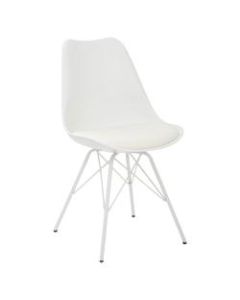 Ave Six Emerson Student Side Chair, White