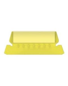 Pendaflex Hanging File Folder Plastic Tabs, Yellow, Pack Of 25
