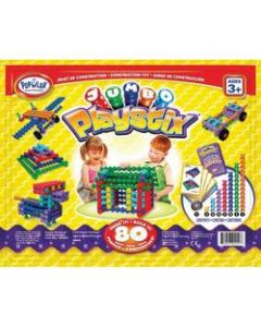 Popular Playthings Jumbo Playstix 80-Piece Set