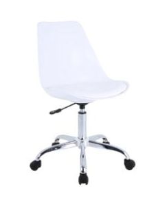 Lorell Poly Task Chair, White