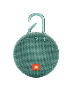 JBL Clip 3 Portable Bluetooth Speaker, Teal, JBLCLIP3TEAL