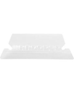 Pendaflex Hanging File Folder Plastic Tabs, Clear, Pack Of 25