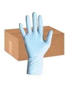 DiversaMed Disposable Nitrile Exam Gloves, Powder-Free, XXL, Blue, 50 Per Pack, Case Of 10 Packs