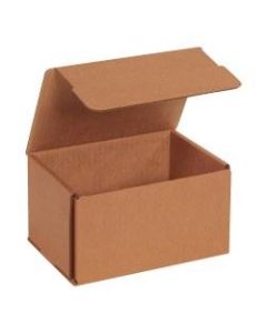 Office Depot Brand Corrugated Mailers, 3-3/4inH x 4-7/8inW x 6-1/2inD, Kraft, Bundle Of 50 Mailers