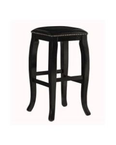 Linon Rockford Backless Bar Stool, Black