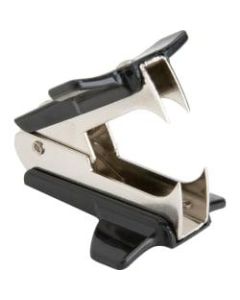 Business Source Nickel-plated Teeth Staple Remover - Plastic - Black - 1 Each