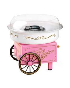Nostalgia Electrics Vintage Hard & Sugar-Free Candy Cotton Candy Maker, Pink
