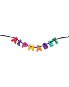 Learning Resources Plastic Lacing Uppercase Alphabet, All Ages