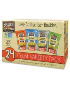 Boulder Canyon Inventure Variety Pack - Non-GMO, Gluten-free - Bag - 1.50 oz - 24 / Carton