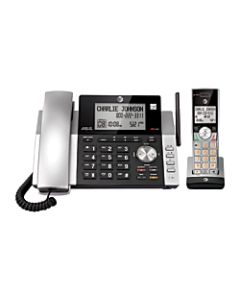 AT&T DECT 6.0 Expandable Corded/Cordless Phone System With Digital Answering System, CL84115