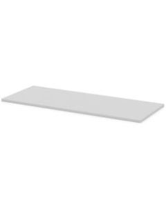 Lorell Width-Adjustable Training Table Top, 60in x 24in, Gray