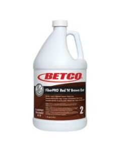 Betco FiberPRO Red "n Brown Out Carpet Treatment, 128 Oz Bottle, Case Of 4