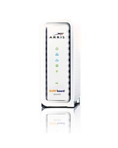ARRIS SURFboard SBG6400 Cable Modem And Wi-Fi Router, White