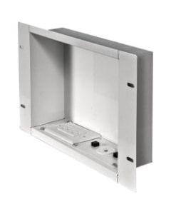Peerless-AV Recessed Cable Managementand Power Storage Accessory Box With Surge Protected Du - White