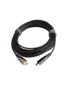 Tripp Lite High-Speed HDMI Cable HDMI 2.0 Fiber AOC 4K @ 60Hz Black M/M 5M - First End: 1 x HDMI Male Digital Audio/Video - Second End: 1 x HDMI Male Digital Audio/Video - 2.25 GB/s - Supports up to 3840 x 2160 - Black